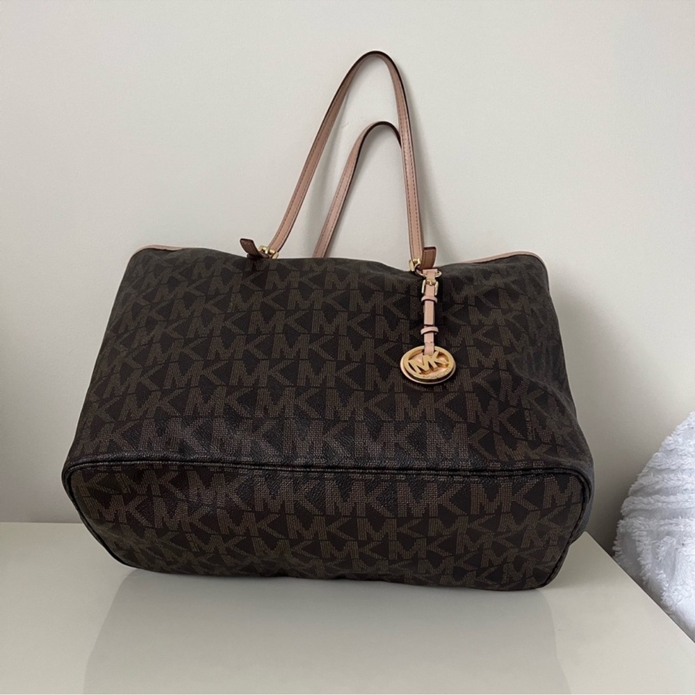 Michael Kors Brown Monogram Tote